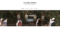 Desktop Screenshot of gunsafetysolutions.com